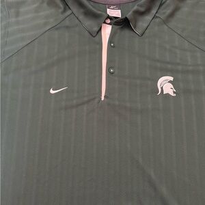 Michigan State (MSU) Nike Dark Green Men's Polo Shirt